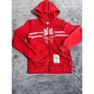 Women's Olympic Museum Collection Red Hoodie L/G Canada 1932